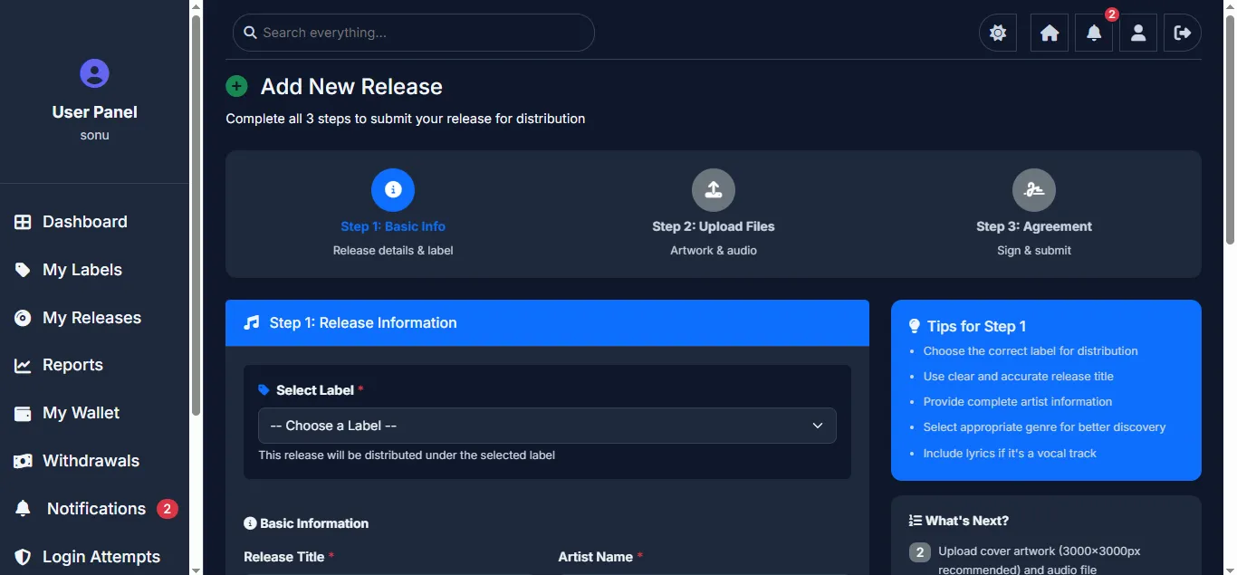 Create Release